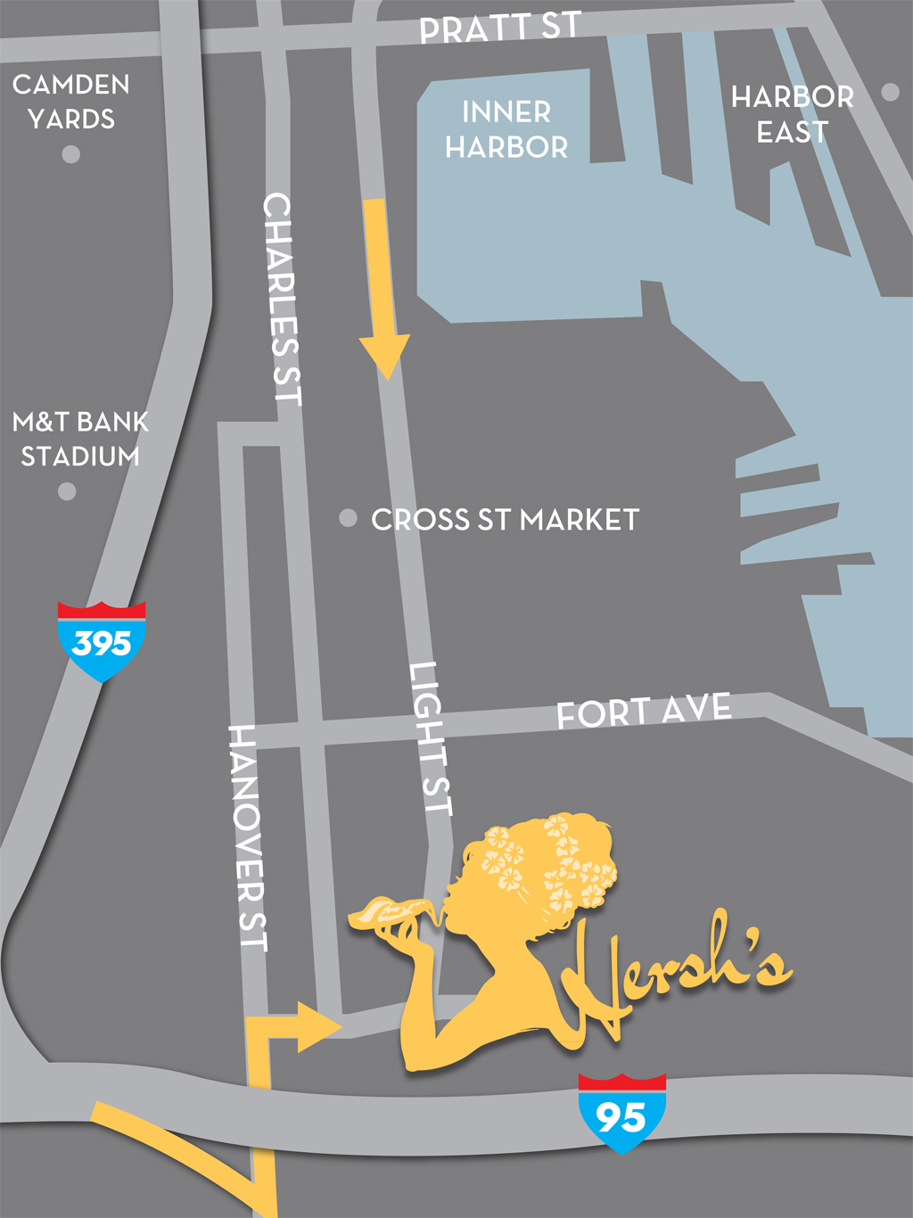 Map to Hersh's
